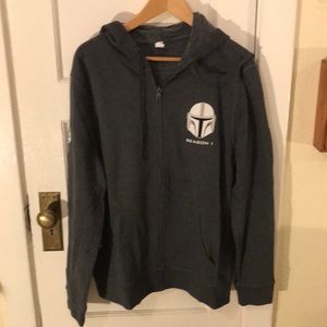 Star Wars Mandalorian Zippered Hoodie